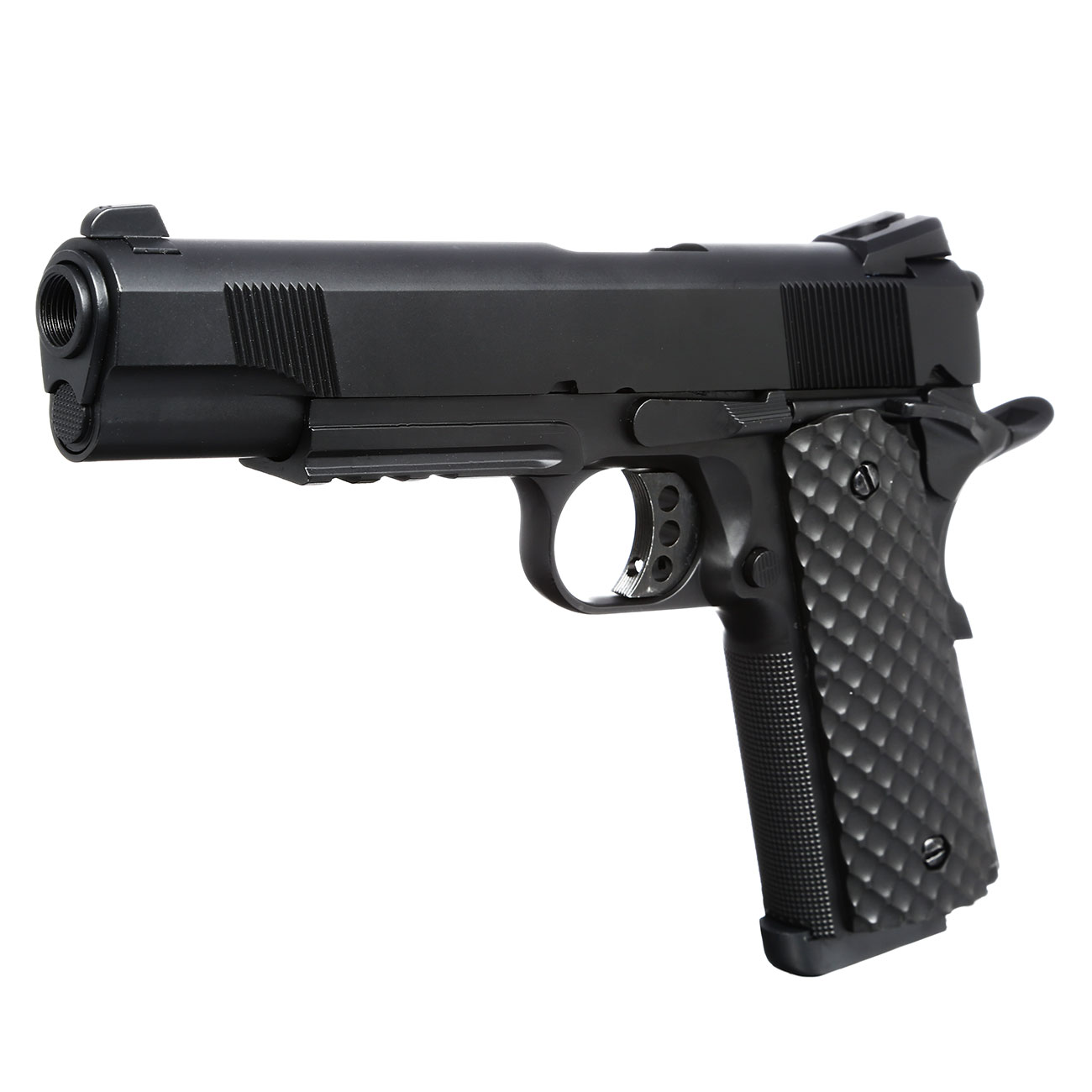 Nuprol Raven M1911 MEU Railed Vollmetall GBB 6mm BB schwarz