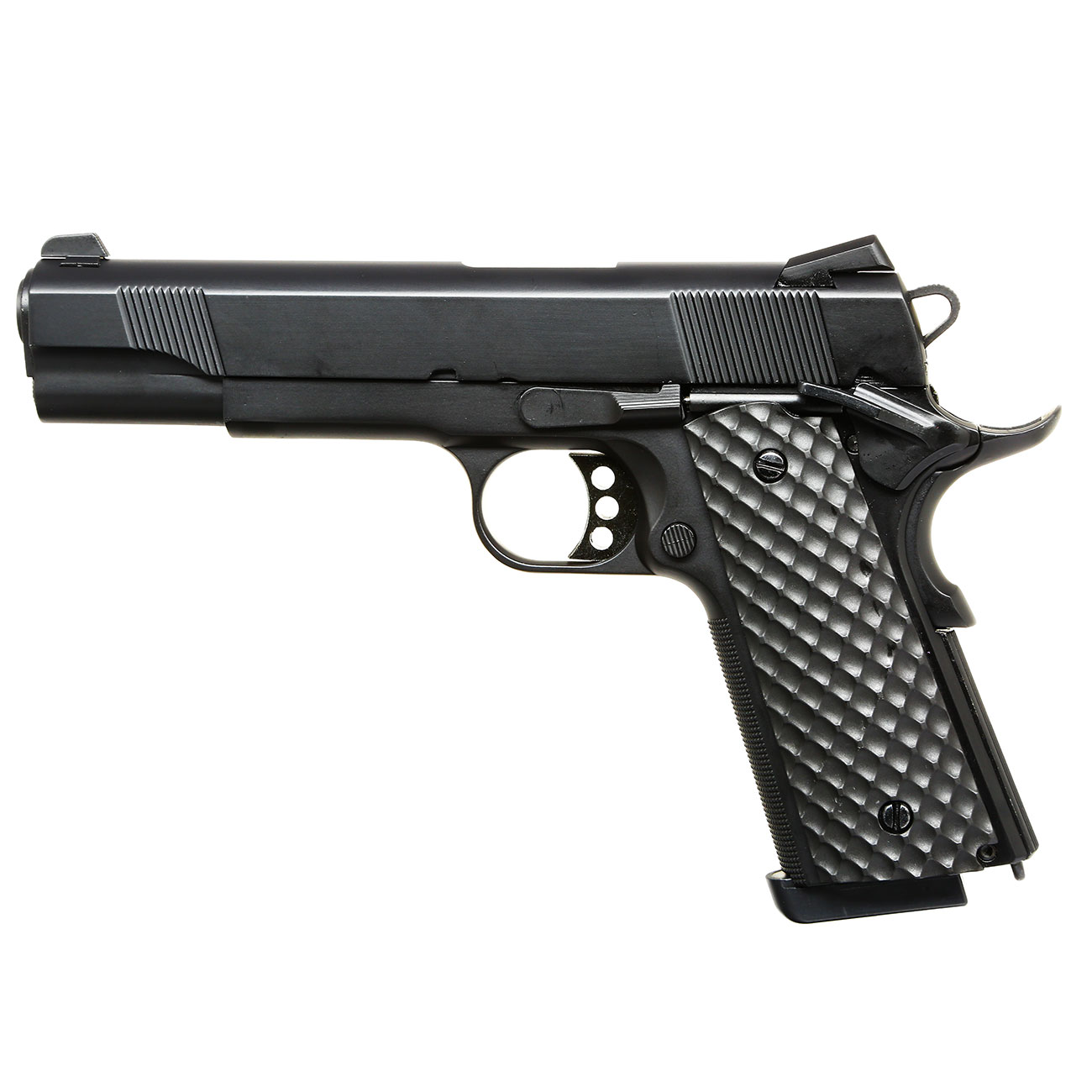 Nuprol Raven M1911 MEU Vollmetall GBB 6mm BB schwarz Bild 1