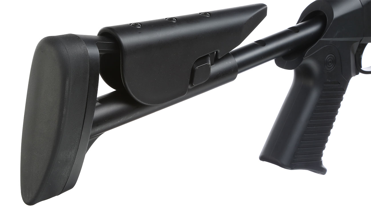 Nuprol Sierra Storm Bravo Tri-Barrel Shotgun Flex Stock Polymer Springer 6mm BB schwarz Bild 1