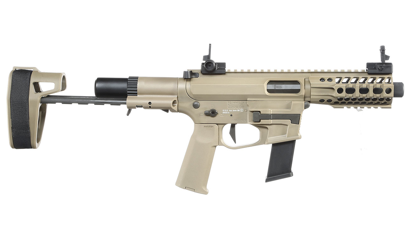 Ares M45S-S S-Class Polymergehuse EFC-System S-AEG 6mm BB Dark Earth Bild 2