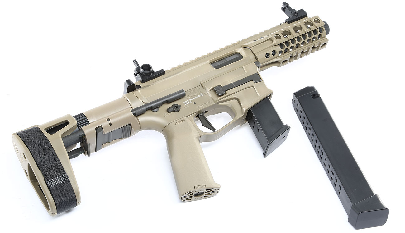 Ares M45S-S S-Class Polymergehuse EFC-System S-AEG 6mm BB Dark Earth Bild 4