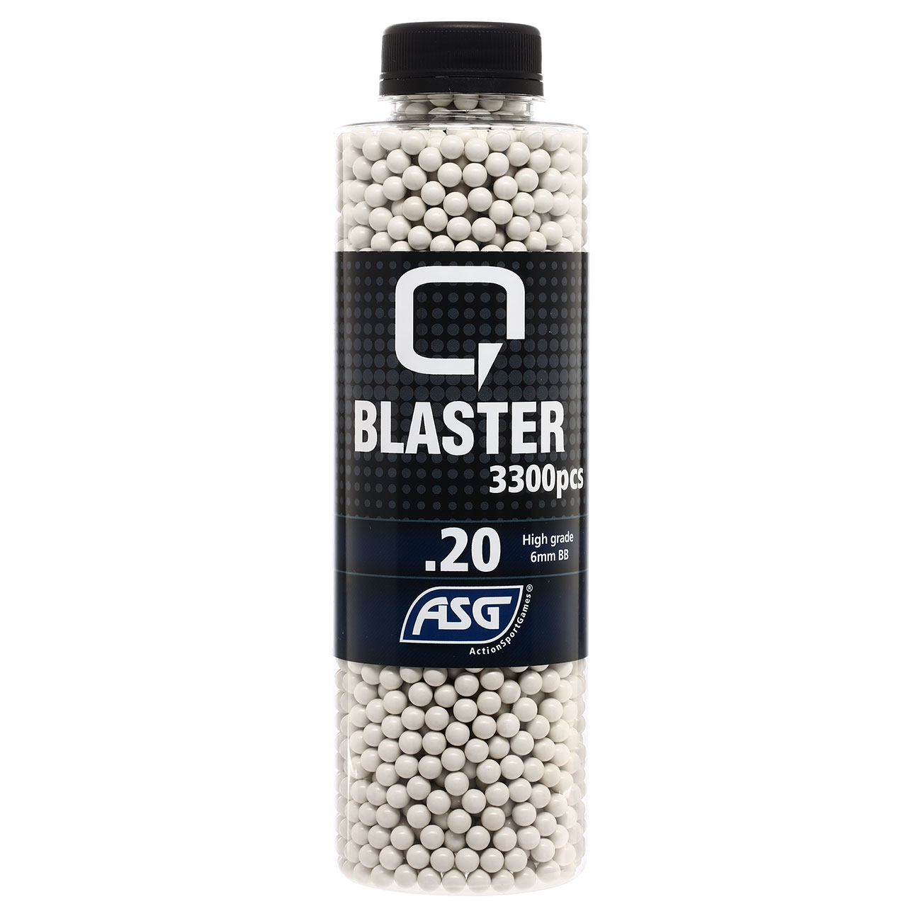 ASG Q-Blaster High Grade BBs 0,20g 3.300er Flasche weiss