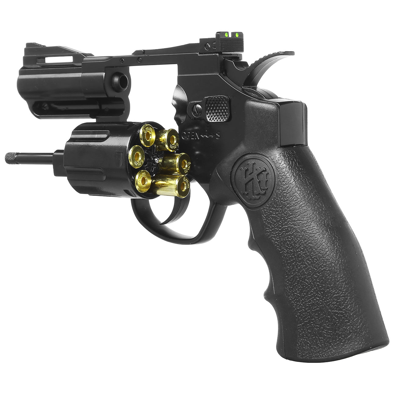 KLI Titan 2,5 Zoll Revolver Vollmetall CO2 6mm BB schwarz Bild 4
