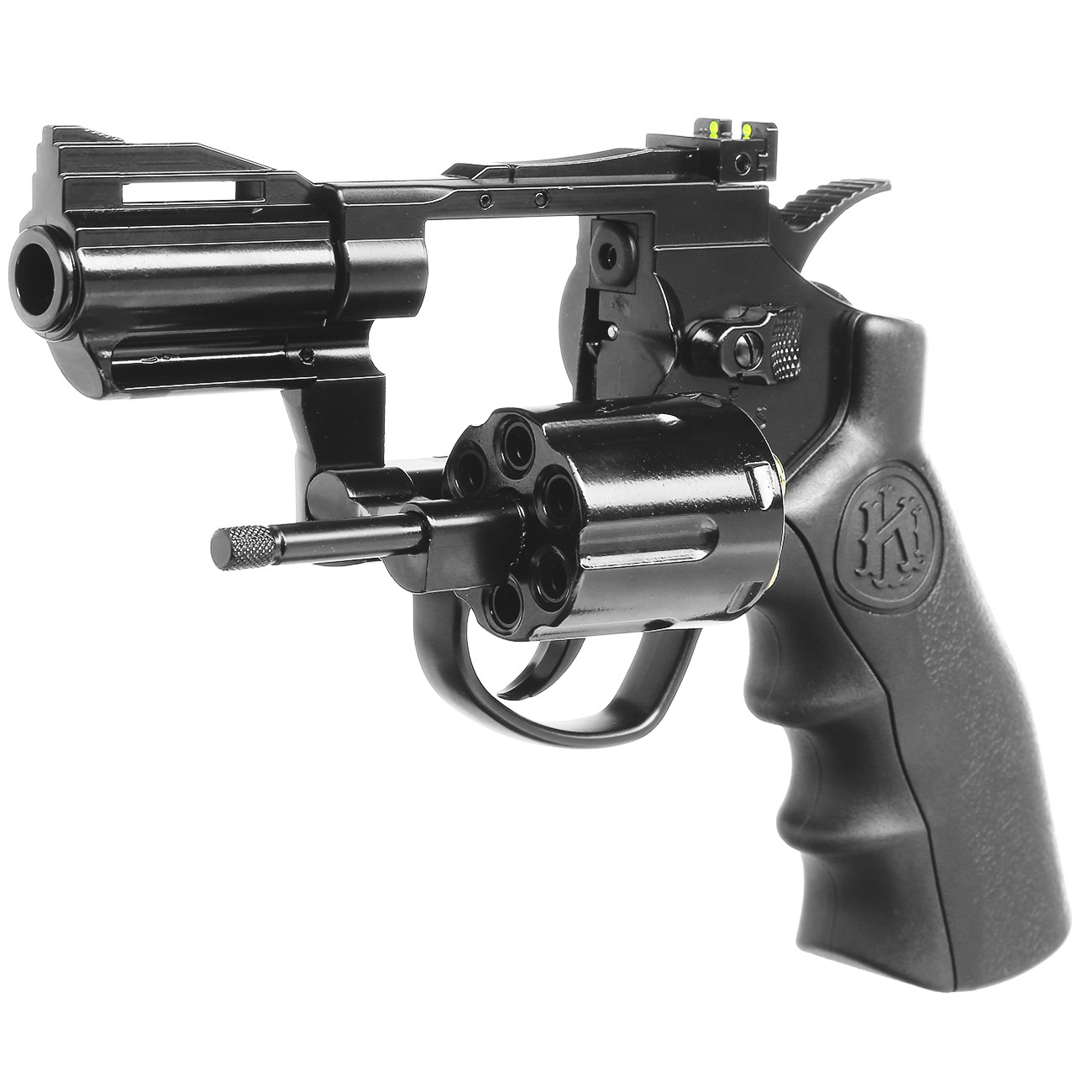 KLI Titan 2,5 Zoll Revolver Vollmetall CO2 6mm BB schwarz Bild 5