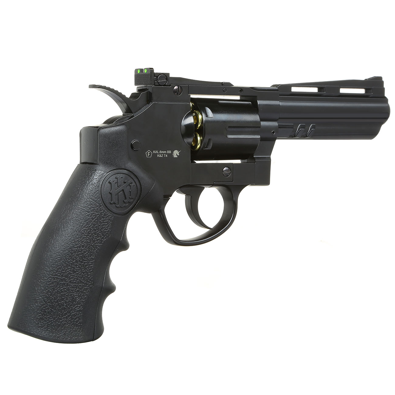 KLI Titan 4 Zoll Revolver Vollmetall CO2 6mm BB schwarz Bild 3