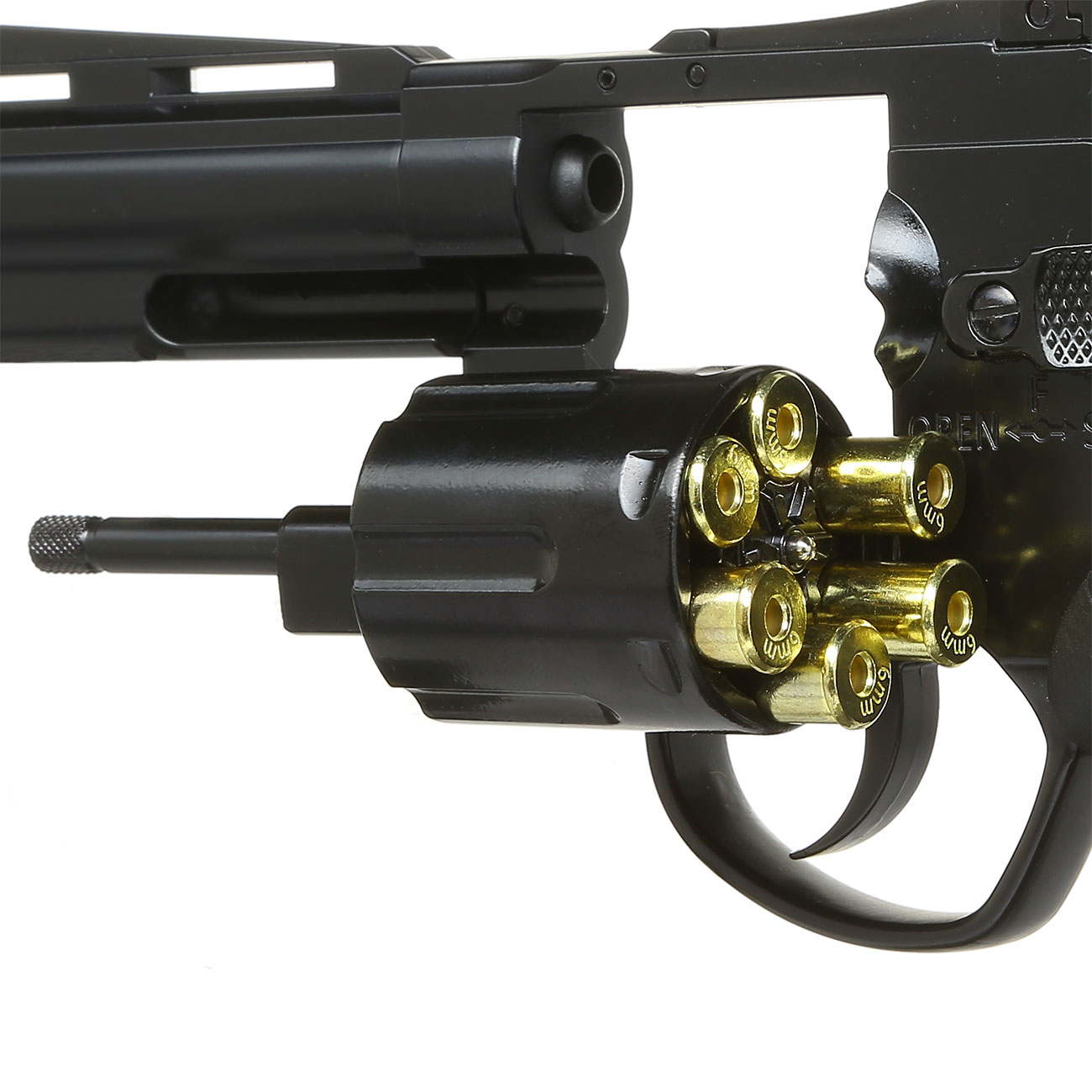 KLI Titan 4 Zoll Revolver Vollmetall CO2 6mm BB schwarz Bild 4
