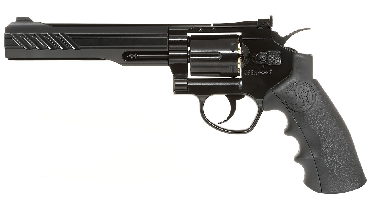 KLI Titan 6 Zoll Revolver Vollmetall CO2 6mm BB schwarz Bild 1