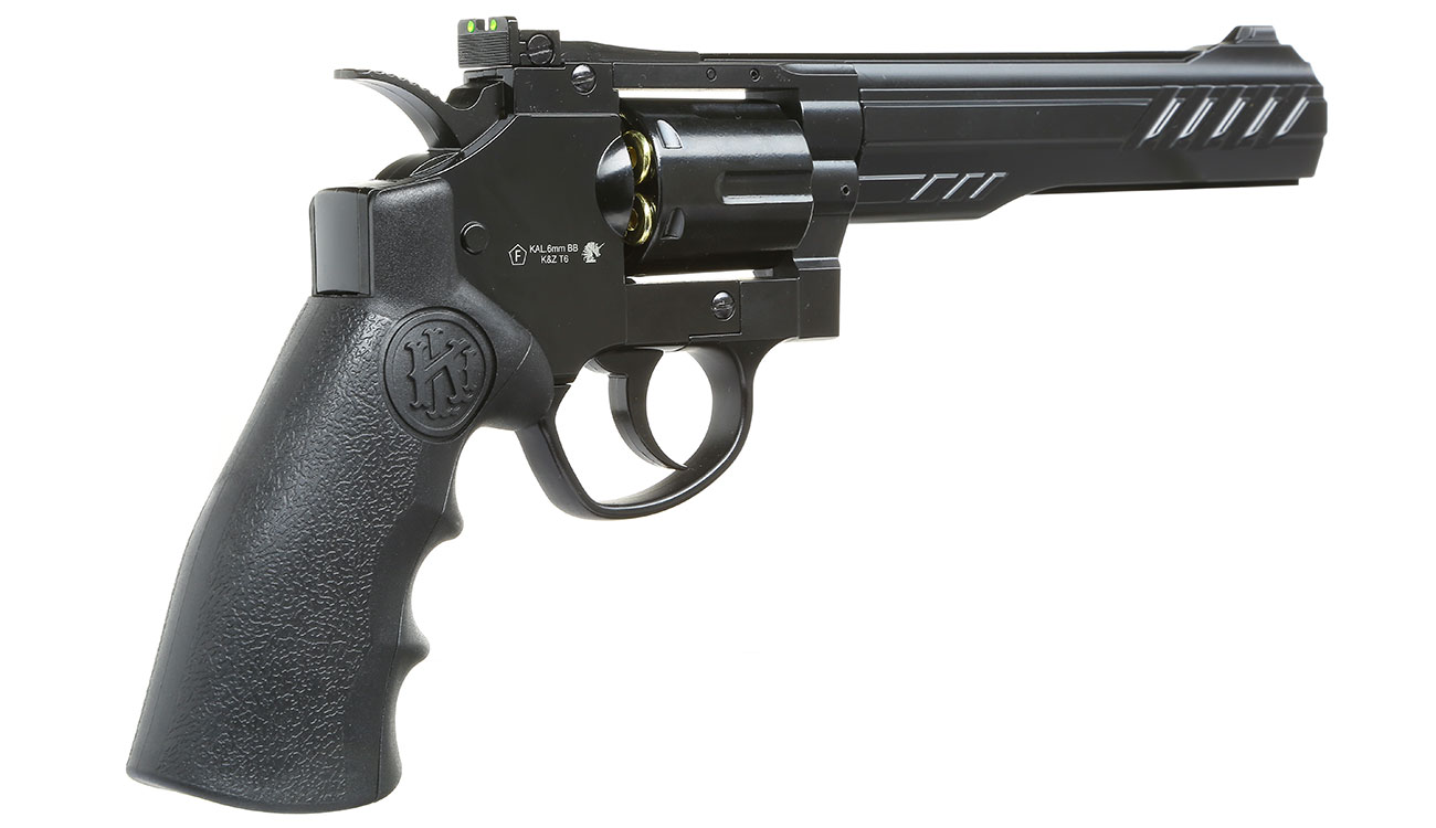KLI Titan 6 Zoll Revolver Vollmetall CO2 6mm BB schwarz Bild 3