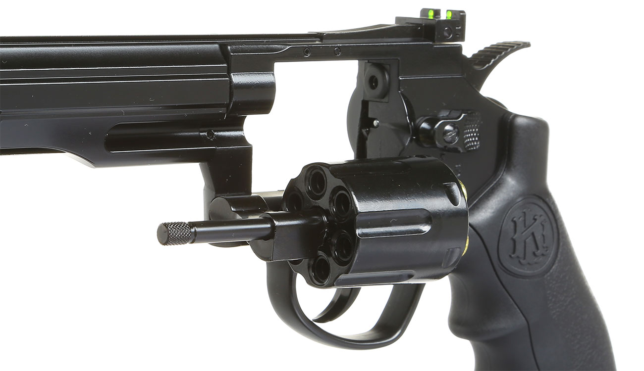 KLI Titan 6 Zoll Revolver Vollmetall CO2 6mm BB schwarz Bild 5