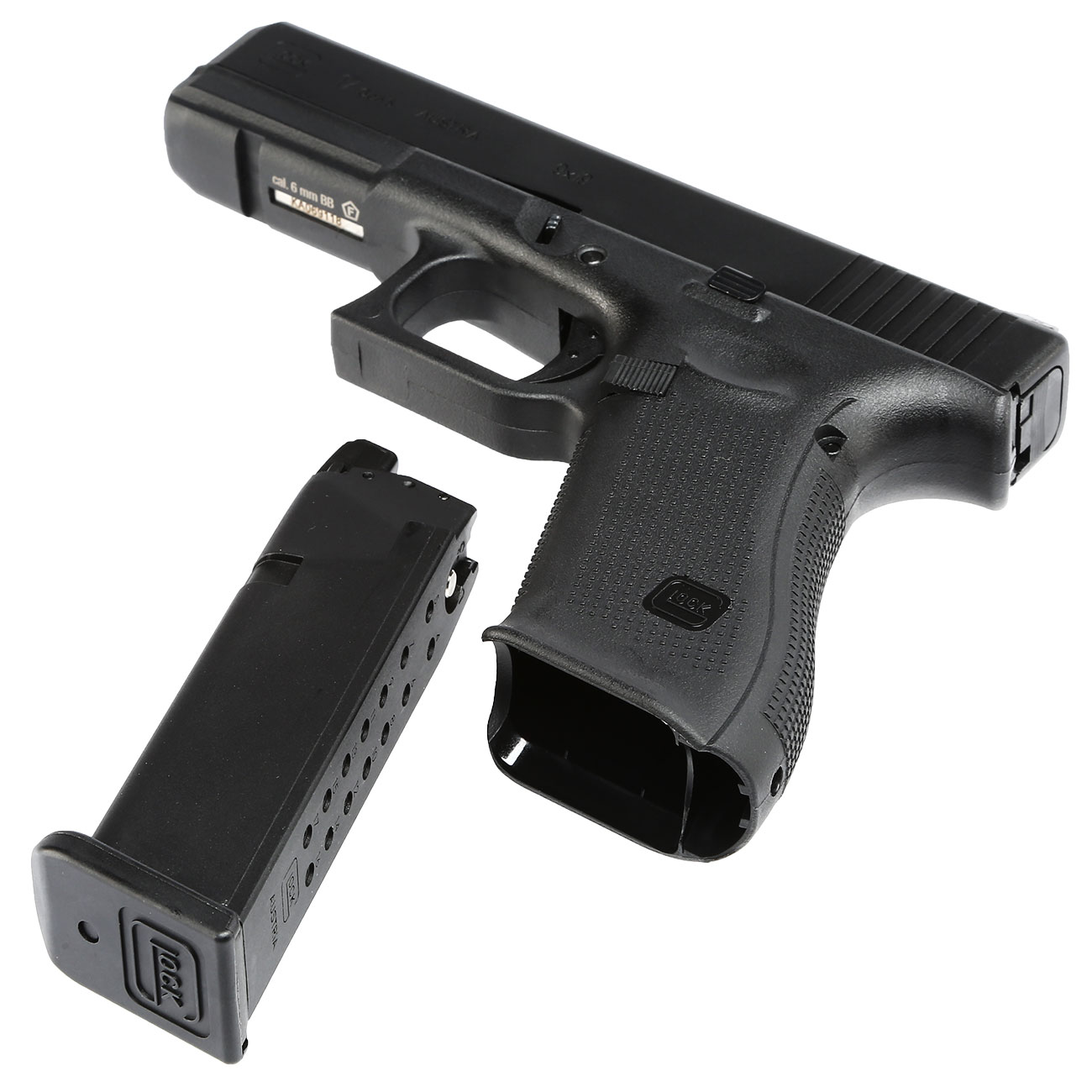 Glock 17 Gen. 5 Airsoft mit Metallschlitten GBB 6mm BB schwarz Bild 6