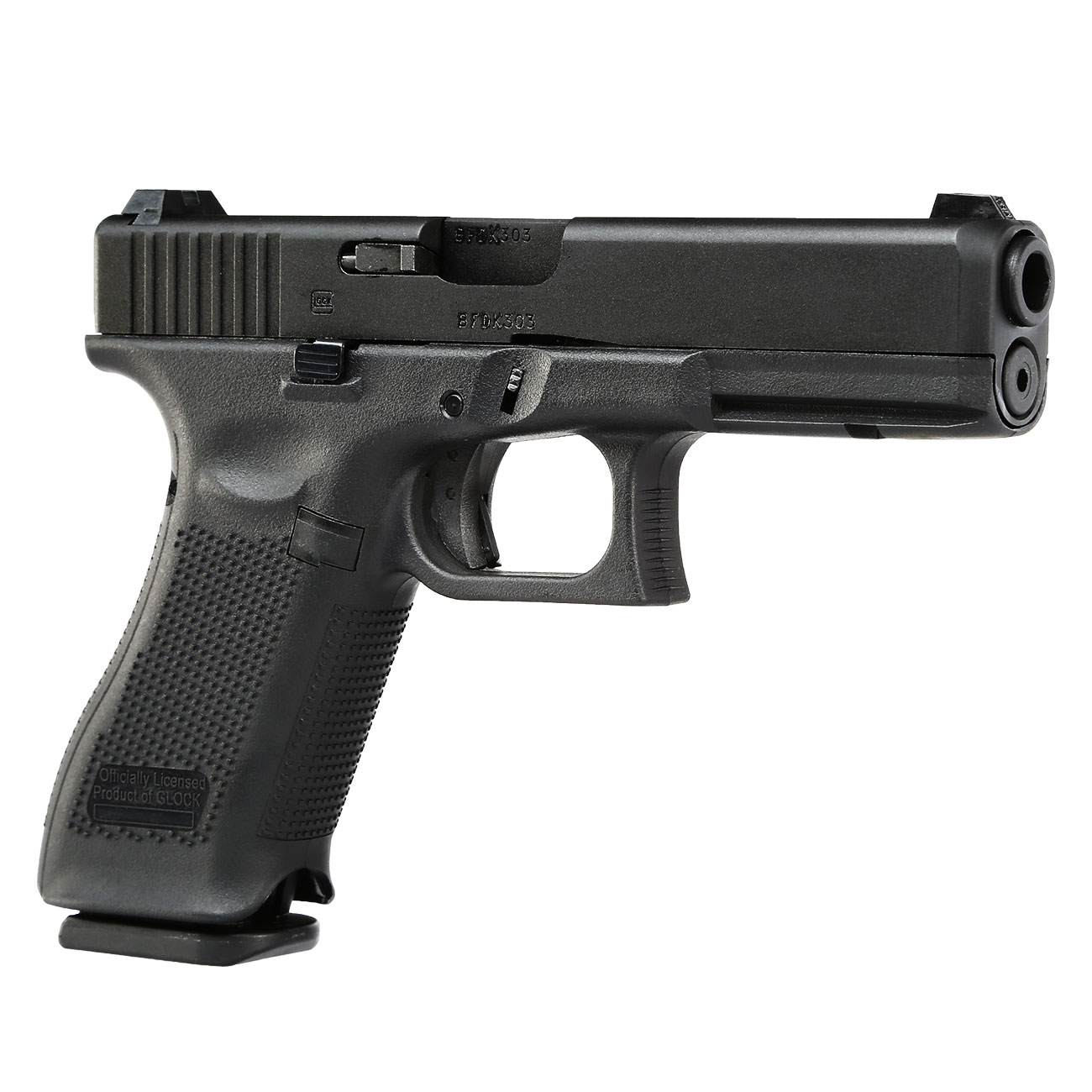 Glock 17 Gen. 5 Airsoft mit Metallschlitten GBB 6mm BB schwarz Bild 8