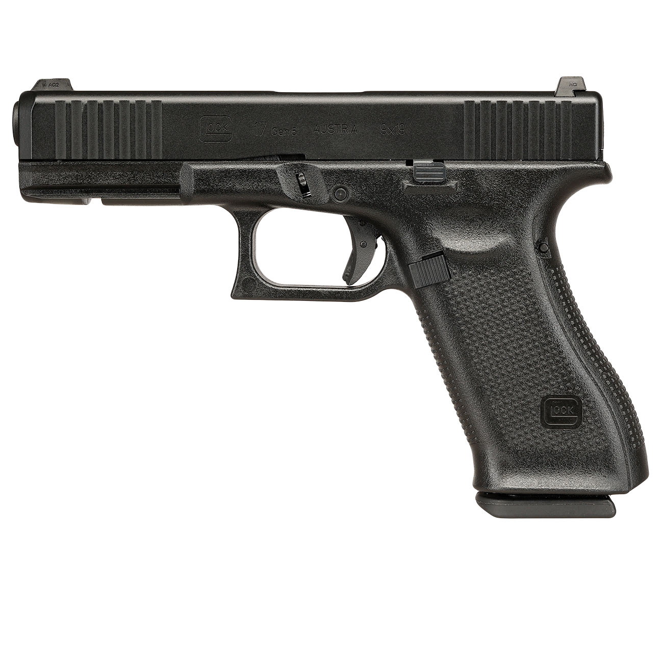 Glock 17 Gen. 5 Airsoft mit Metallschlitten GBB 6mm BB schwarz Bild 2