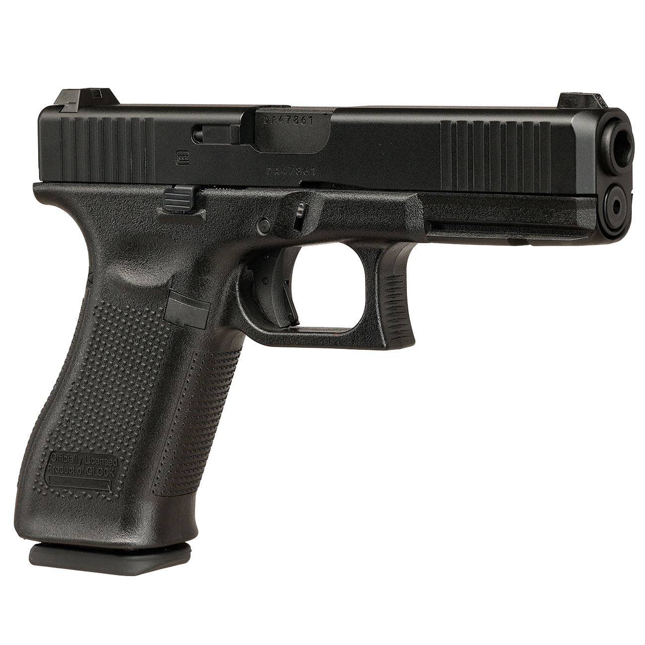 Glock 17 Gen. 5 Airsoft mit Metallschlitten GBB 6mm BB schwarz Bild 8