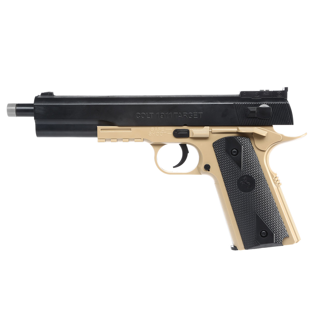 Cybergun Colt 1911 Target Kit inkl. Holster Springer 6mm BB Desert Tan Bild 2