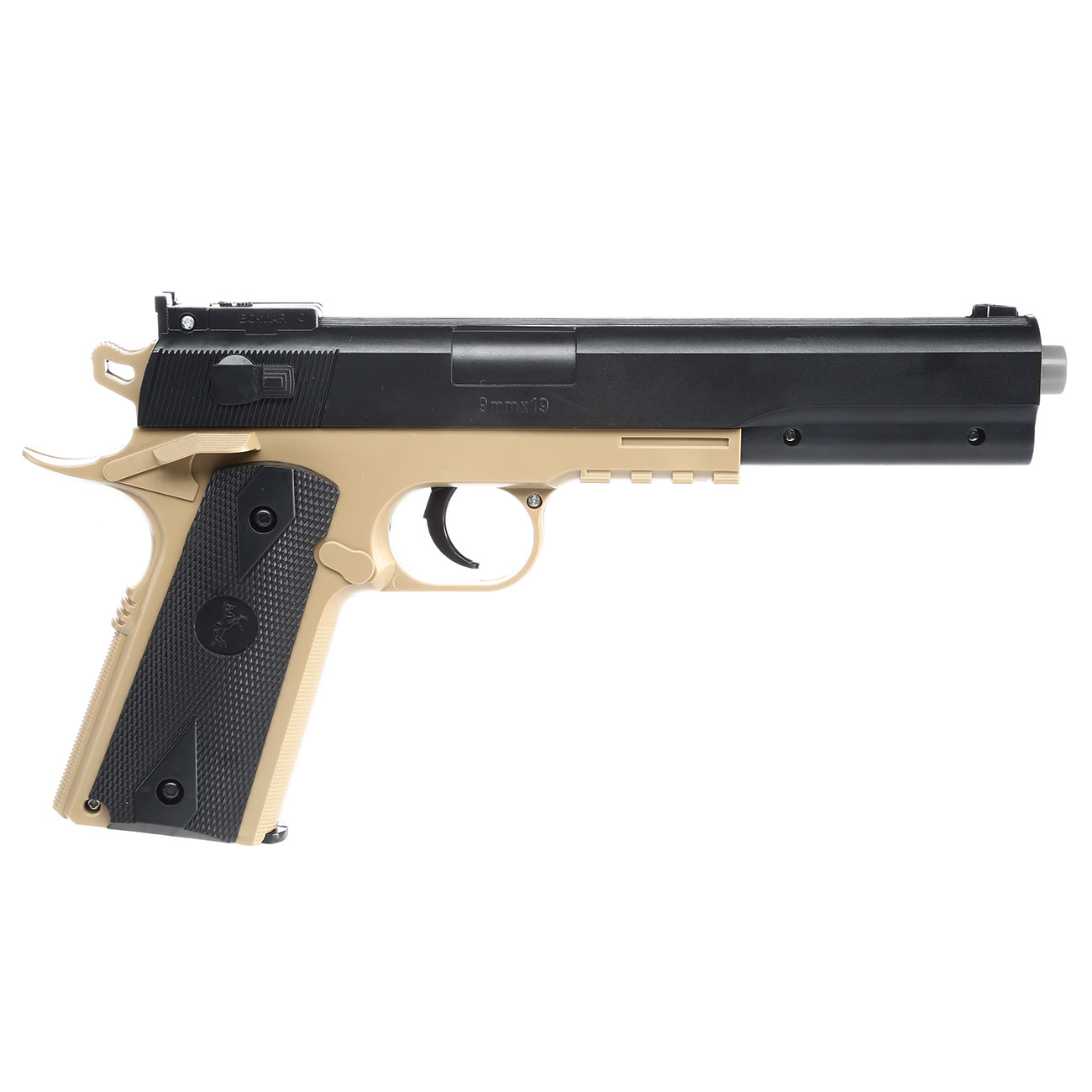 Cybergun Colt 1911 Target Kit inkl. Holster Springer 6mm BB Desert Tan Bild 3