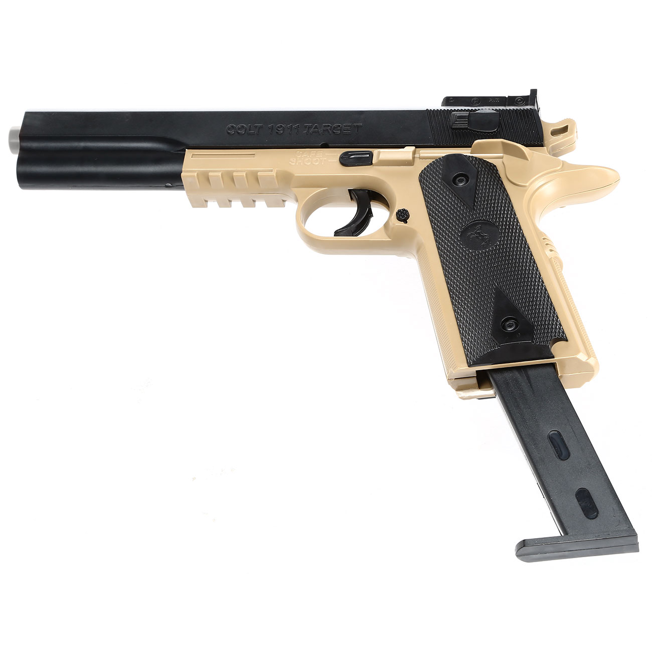 Cybergun Colt 1911 Target Kit inkl. Holster Springer 6mm BB Desert Tan Bild 5