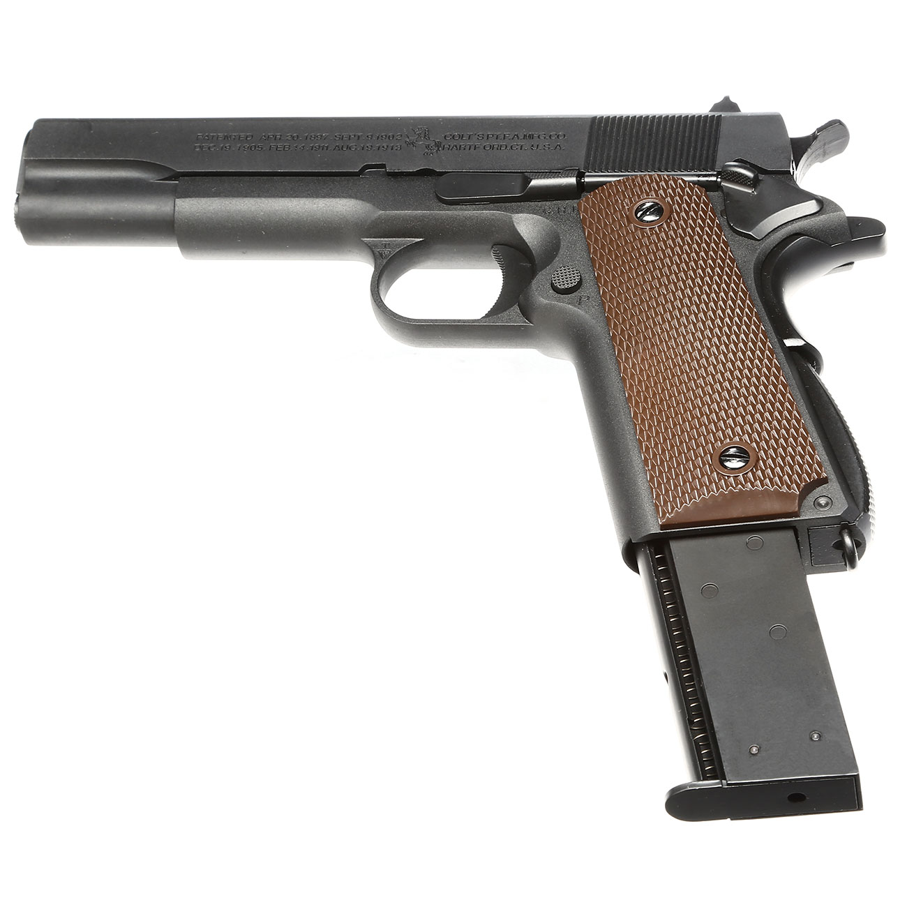 Cybergun / AWC Colt M1911A1 Vollmetall GBB 6mm BB schwarz Bild 5