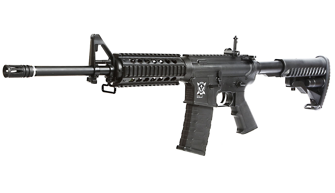 APS M4 RIS Carbine Kompetitor-Series BlowBack AEG 6mm BB schwarz