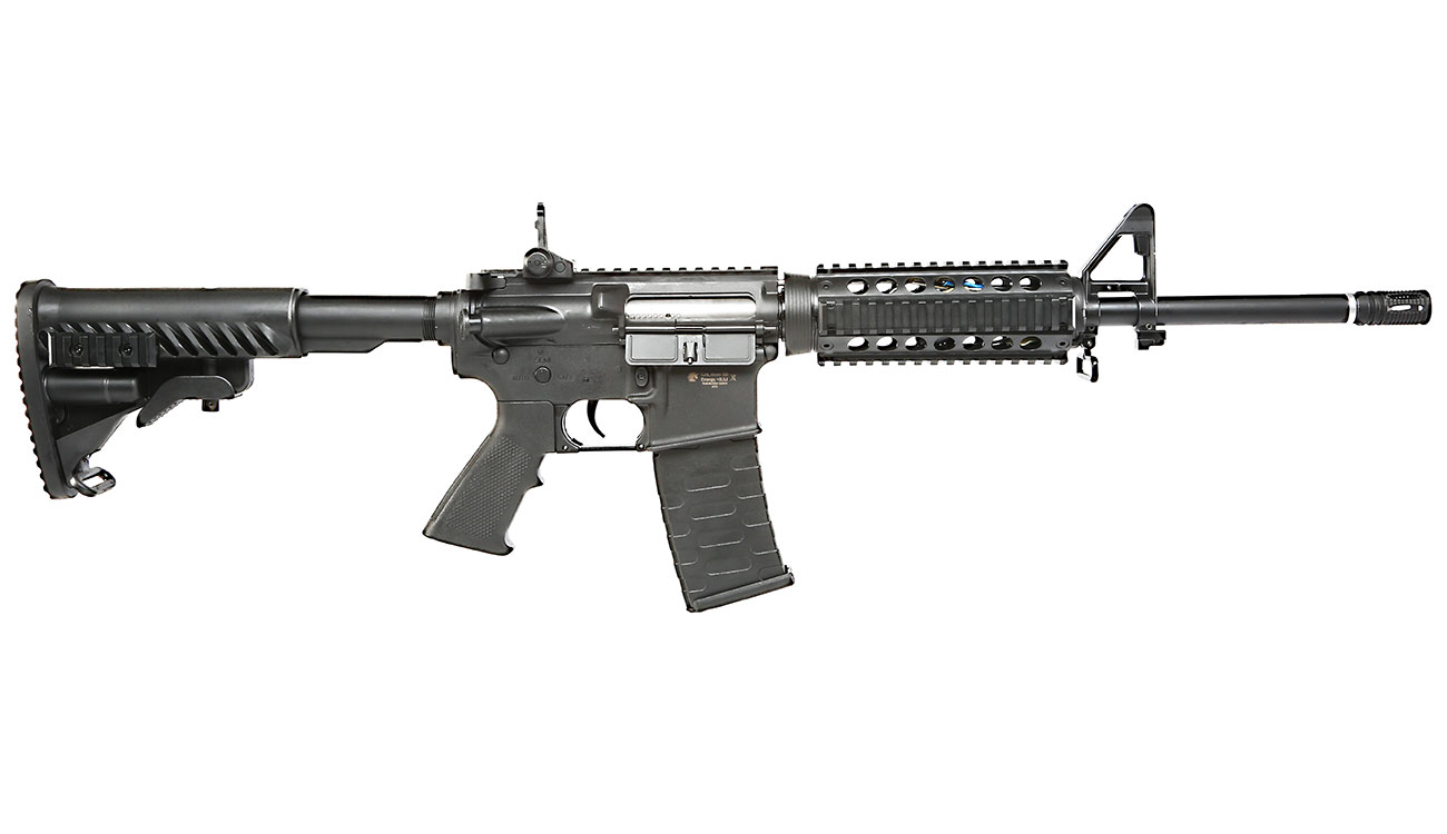 APS M4 RIS Carbine Kompetitor-Series BlowBack AEG 6mm BB schwarz Bild 2