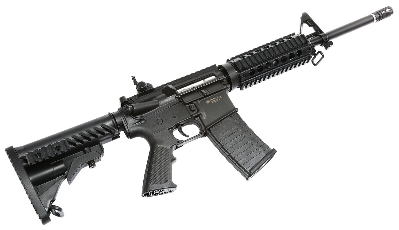 APS M4 RIS Carbine Kompetitor-Series BlowBack AEG 6mm BB schwarz Bild 4