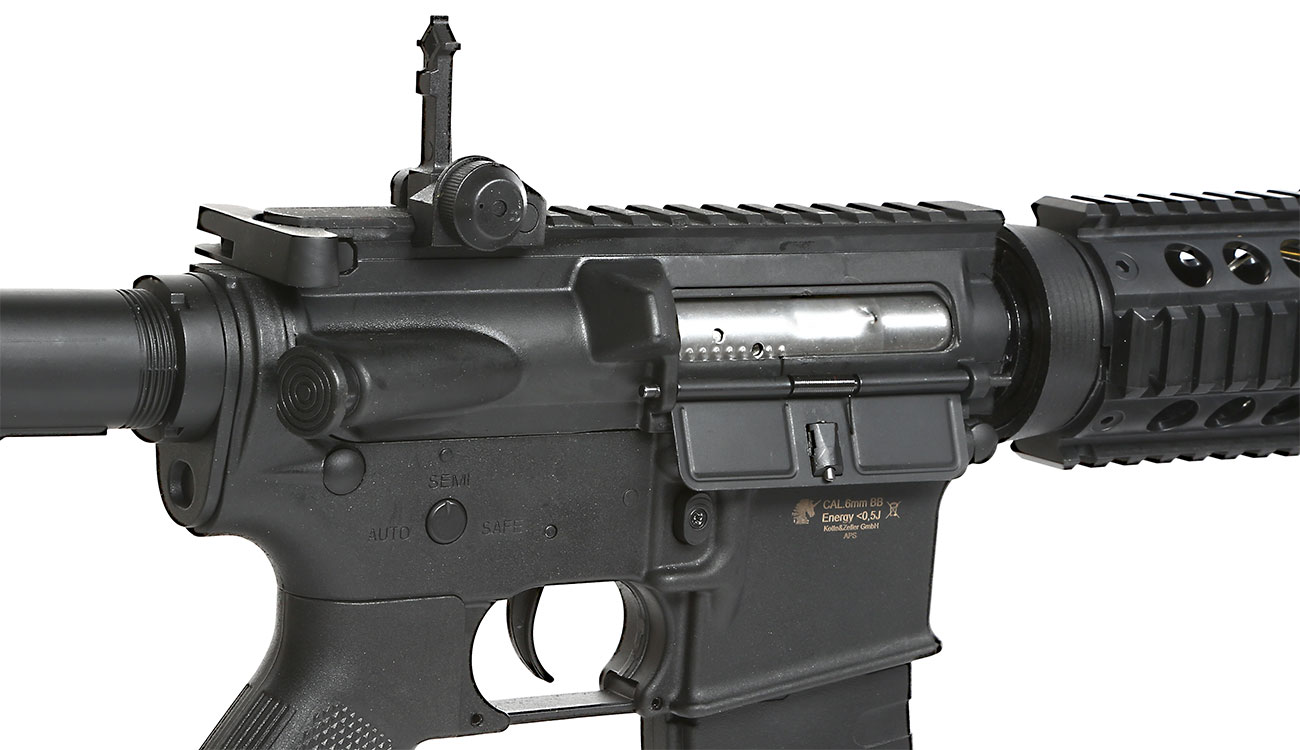 APS M4 RIS Carbine Kompetitor-Series BlowBack AEG 6mm BB schwarz Bild 8