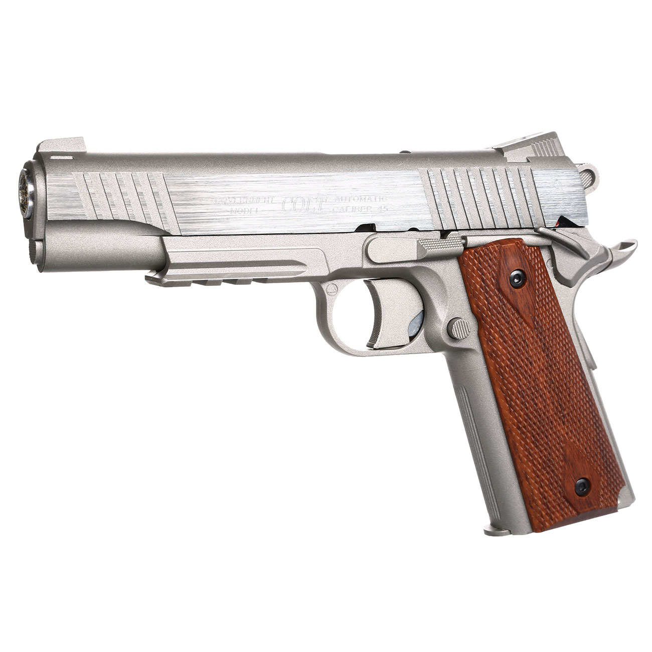 Cybergun Colt 1911 Rail Gun mit Metallschlitten CO2 NBB 6mm BB