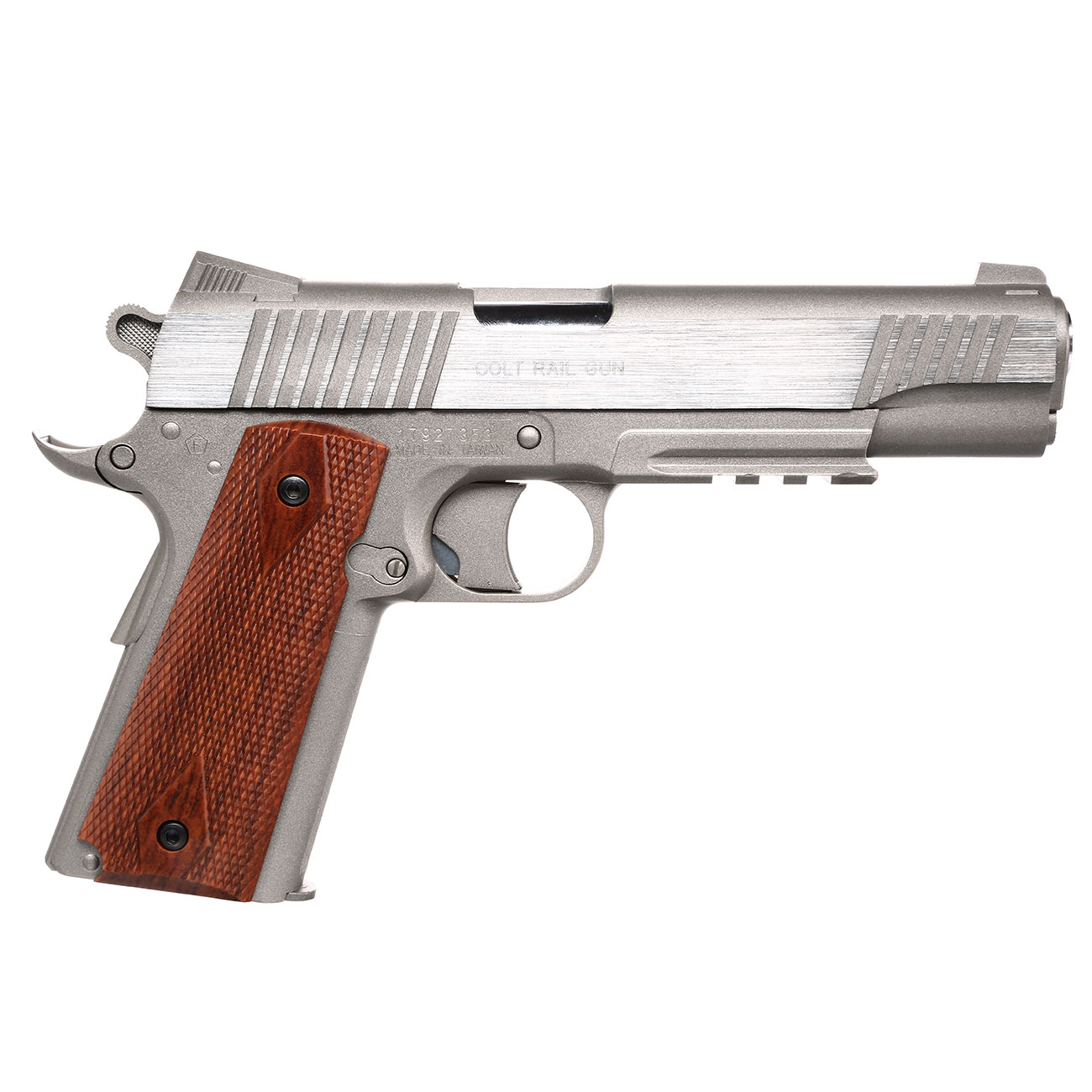 Cybergun Colt 1911 Rail Gun mit Metallschlitten CO2 NBB 6mm BB