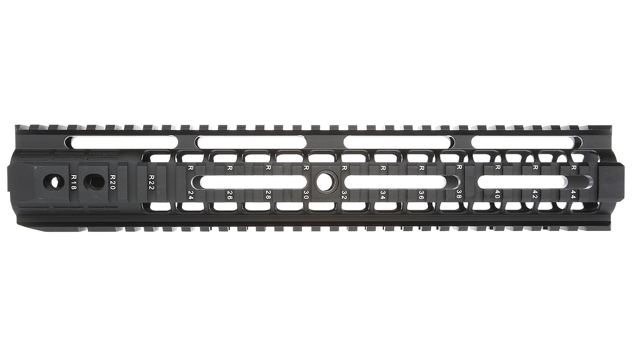 Nuprol BOCCA One M4 Aluminium RAS Rail Handguard 12.6 Zoll S-AEG / GBB schwarz Bild 3