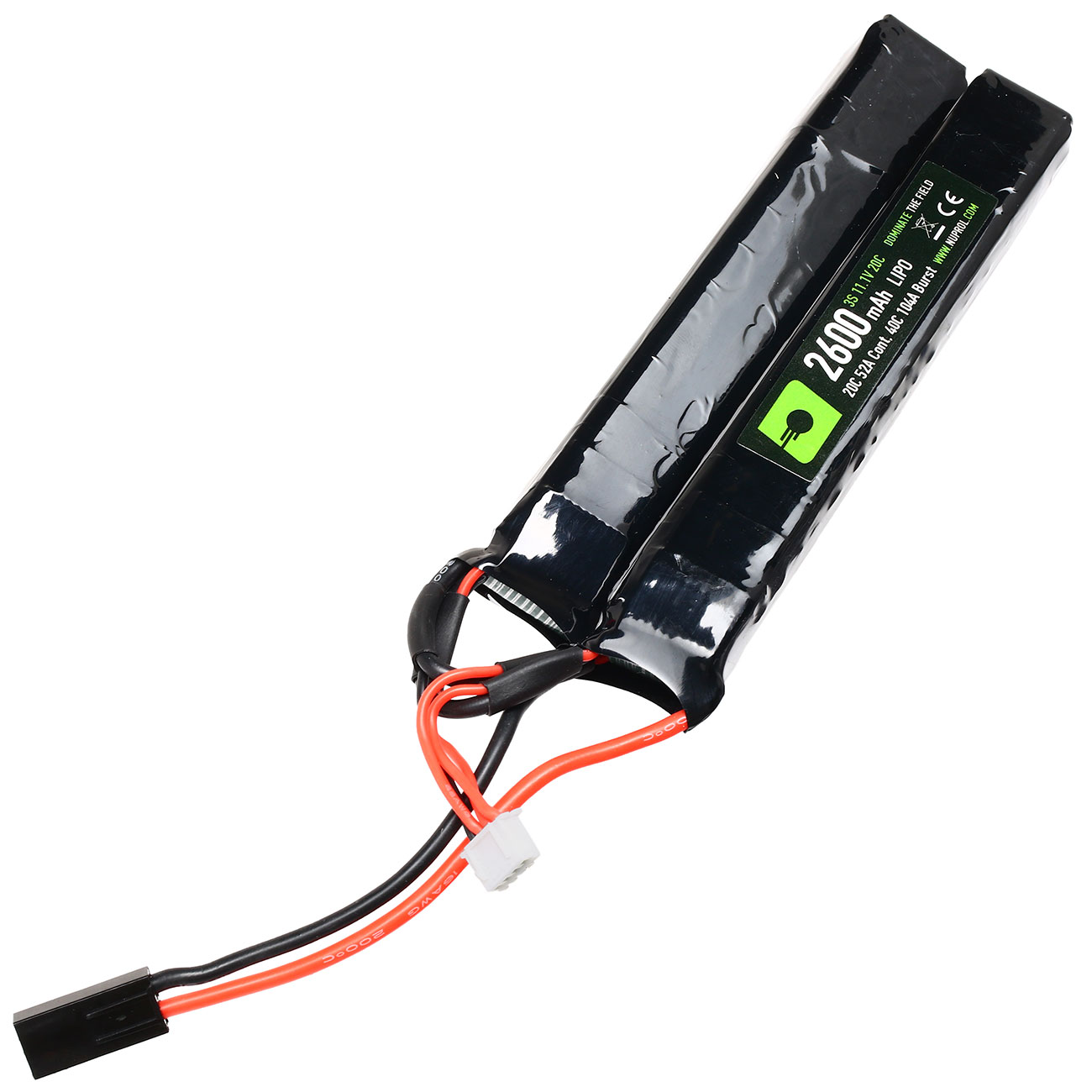 Nuprol Power Series LiPo Akku 11,1V 2600mAh 20C / 40C Small Two-Stick Type m. Mini-Tam Anschluss