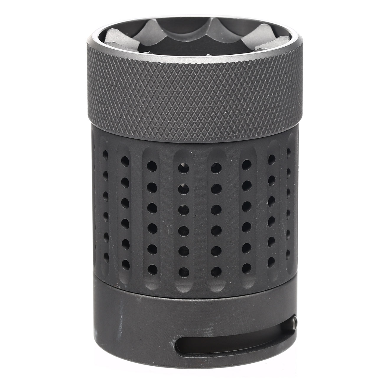 Ares Aluminium Type-D Blast Shield f. Ares Blast Shield Flash-Hider Serie schwarz Bild 1