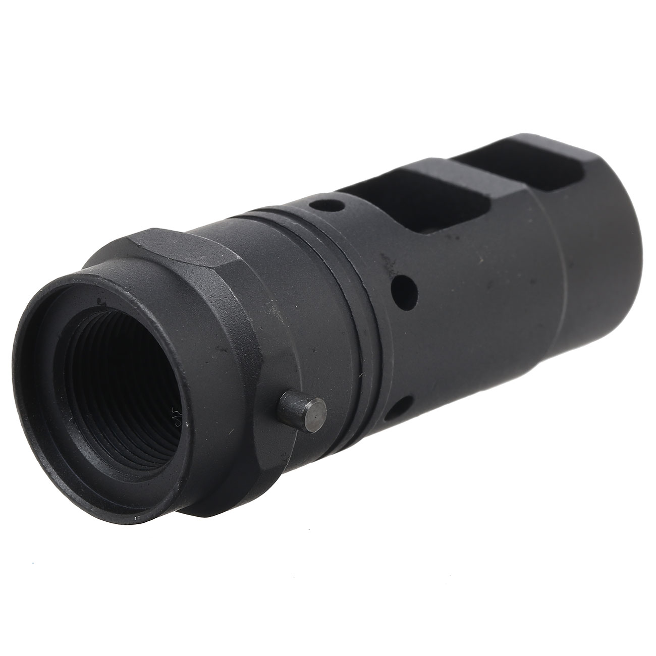 Ares Aluminum Type-C Flash-Hider f. Blast Shield schwarz 14mm+ Bild 1