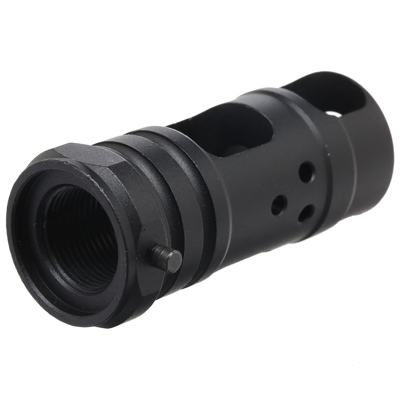 Ares Aluminum Type-B Flash-Hider f. Blast Shield schwarz 14mm+ Bild 1