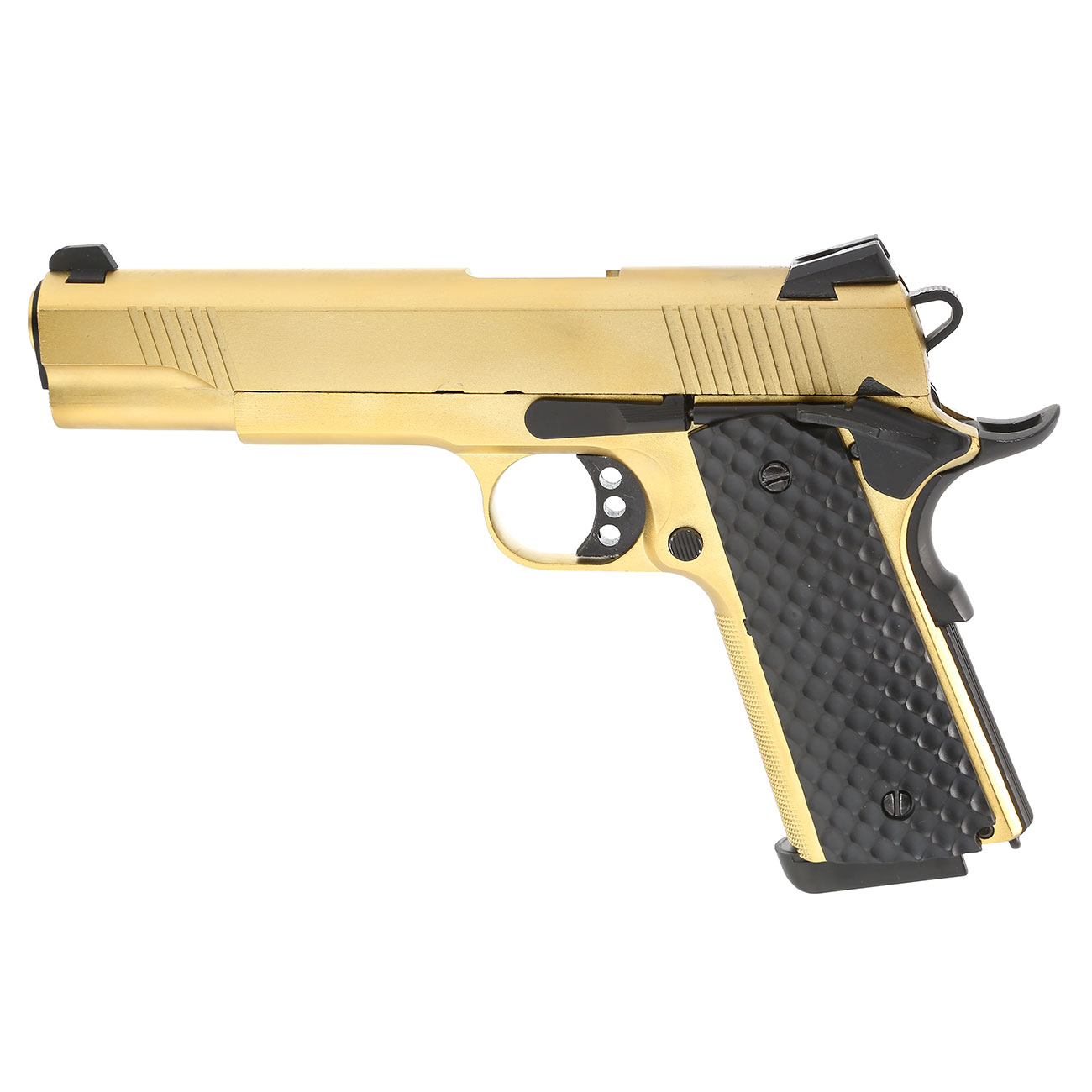 Nuprol Raven M1911 MEU Vollmetall GBB 6mm BB gold Bild 1