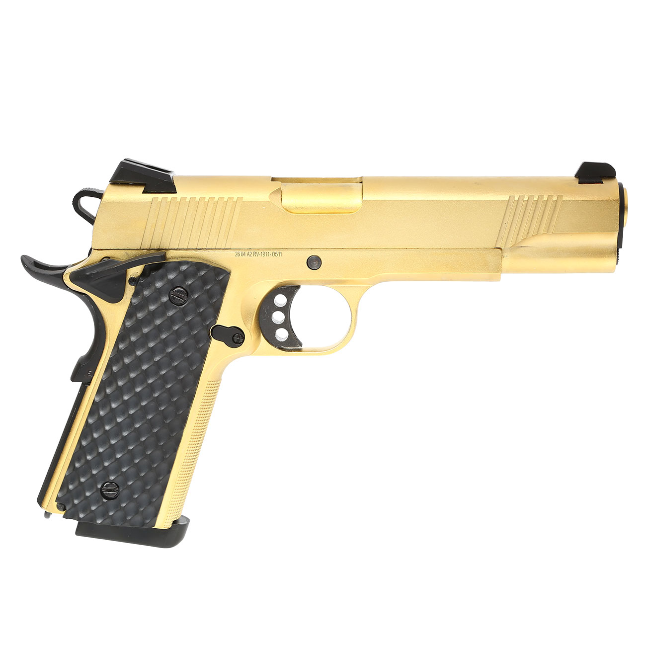 Nuprol Raven M1911 MEU Vollmetall GBB 6mm BB gold Bild 3