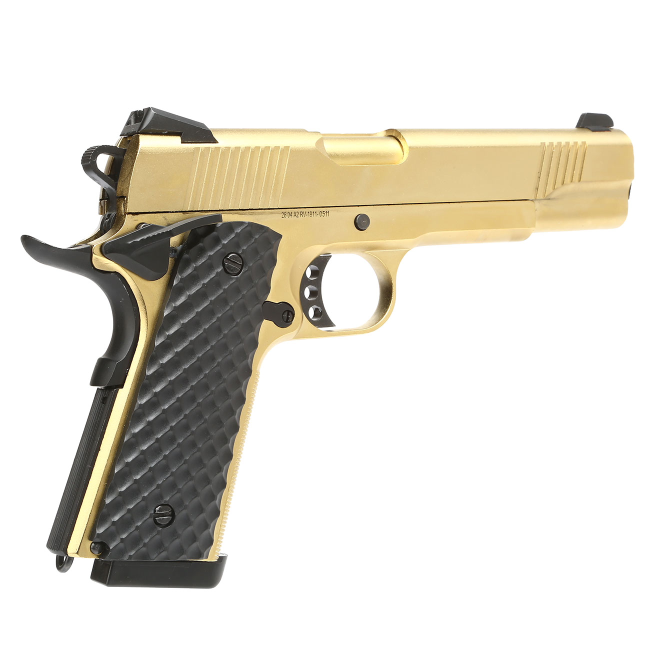 Nuprol Raven M1911 MEU Vollmetall GBB 6mm BB gold Bild 4