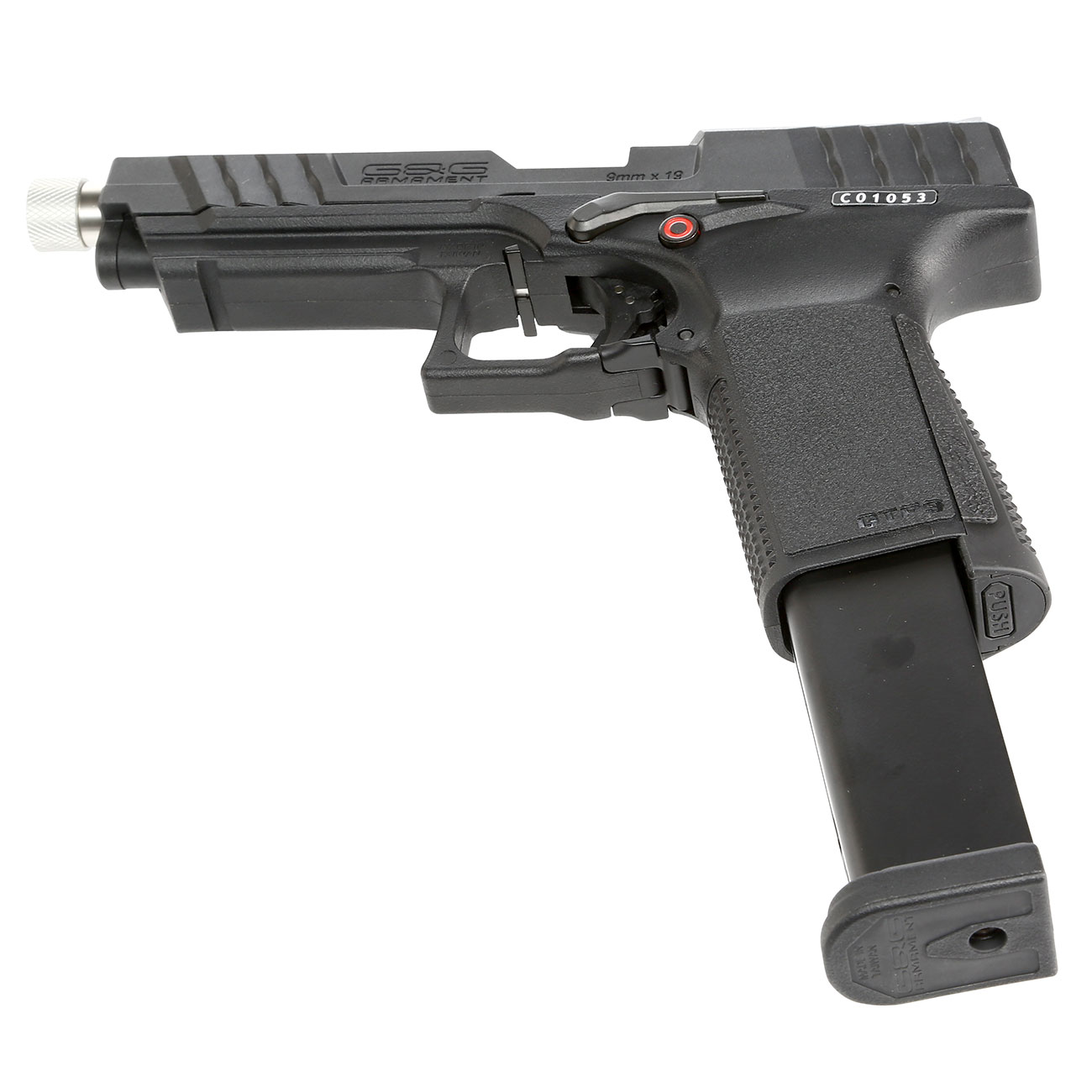 G&G GTP9 Polymer GBB 6mm BB schwarz inkl. Pistolenkoffer Bild 6