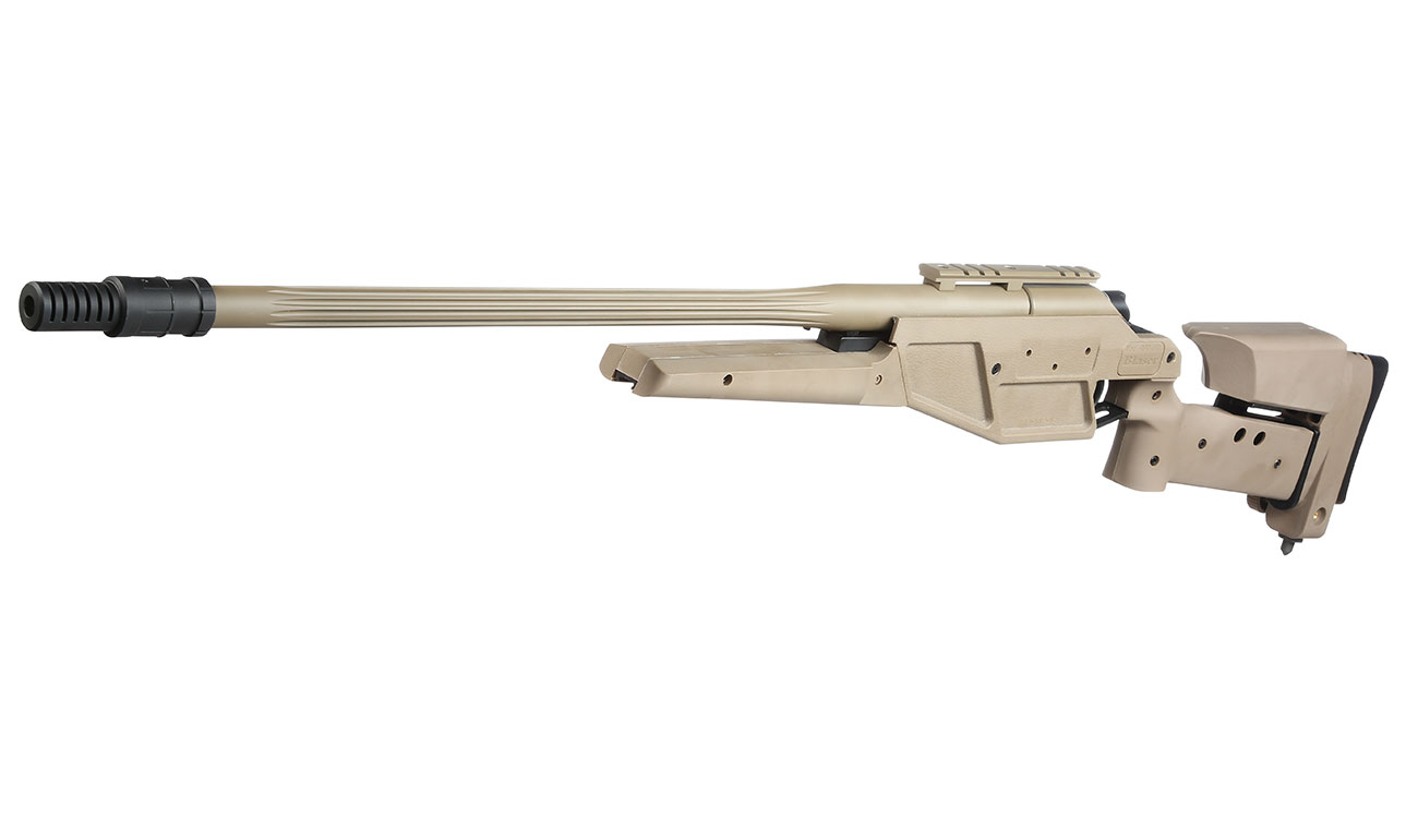 King Arms Blaser R93 LRS1 Bolt Action Snipergewehr Springer 6mm BB Dark Earth