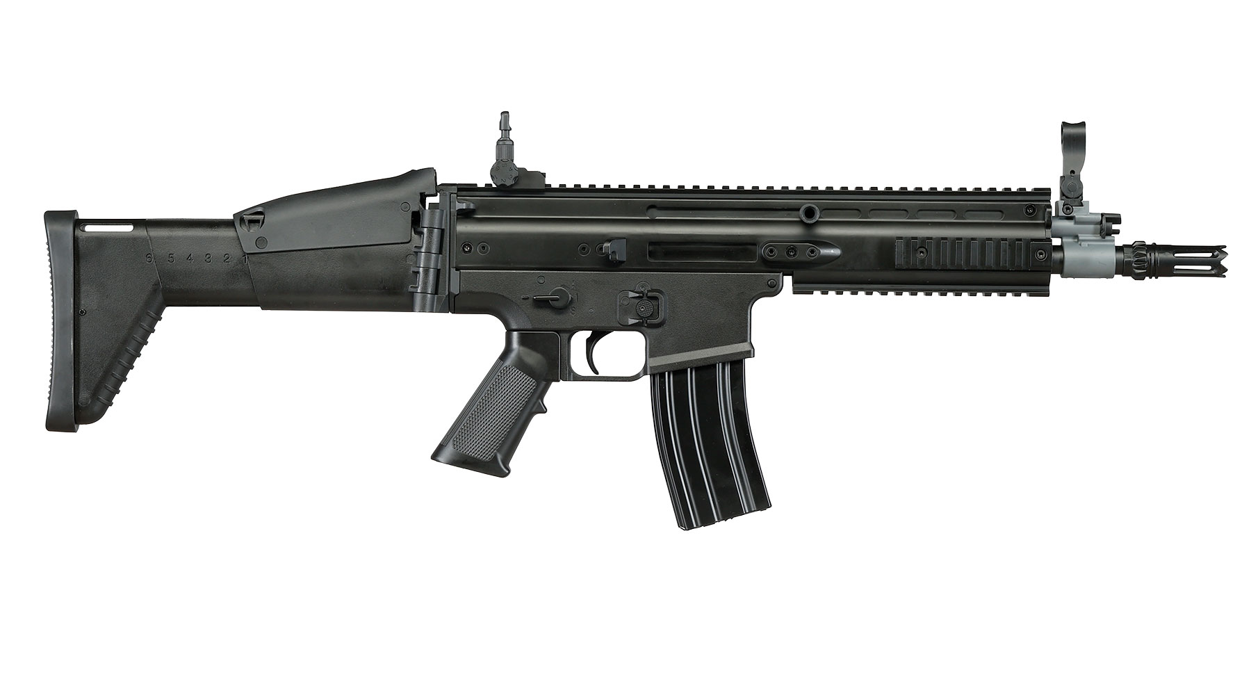 Cybergun FN Herstal SCAR-L Sportline ABS-Version S-AEG 6mm BB schwarz Bild 3