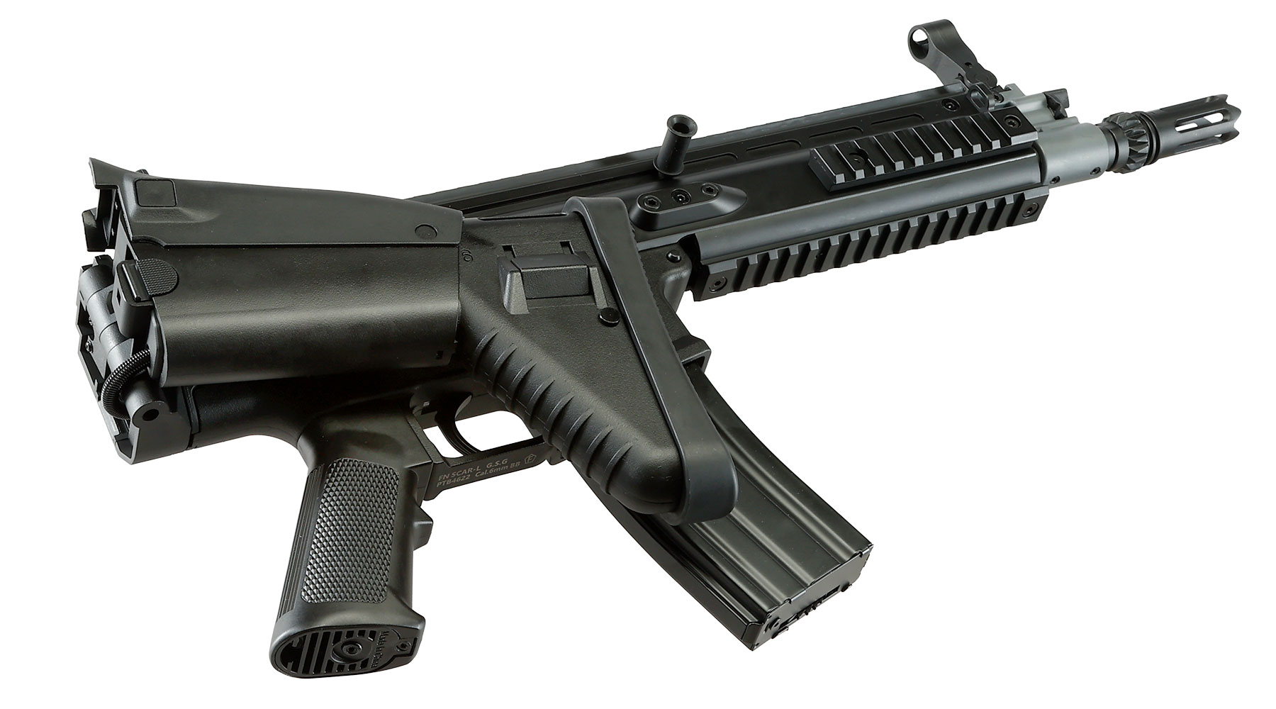 Cybergun FN Herstal SCAR-L Sportline ABS-Version S-AEG 6mm BB schwarz Bild 5