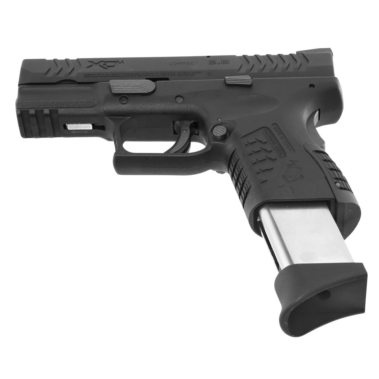 Wei-ETech Springfield Armory XDM 3.8 Compact mit Metallschlitten GBB 6mm BB schwarz Bild 5