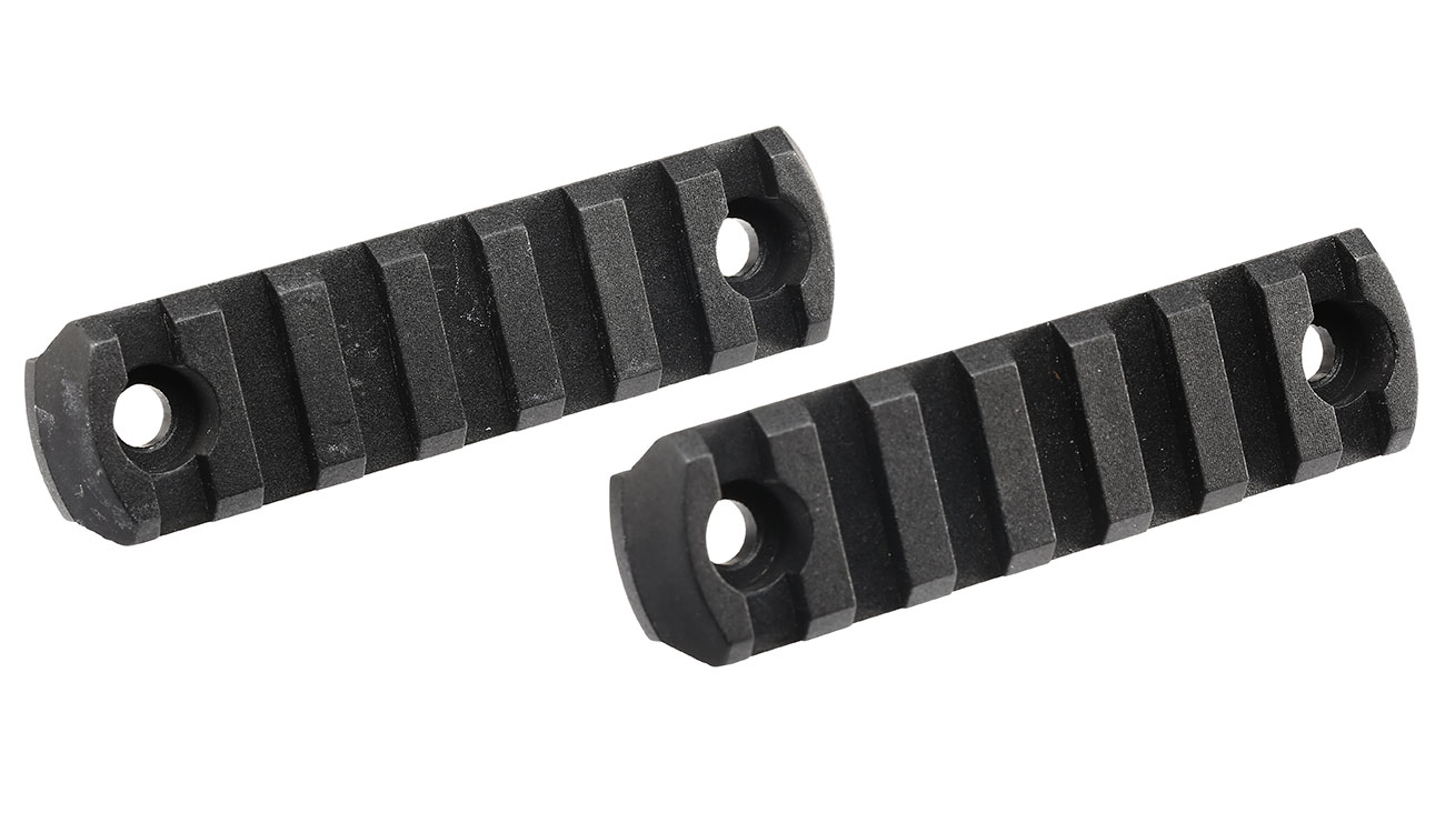 APS M-LOK 21mm Polymer-Schienen Set 7 Slots / 81mm (2 Stück) schwarz