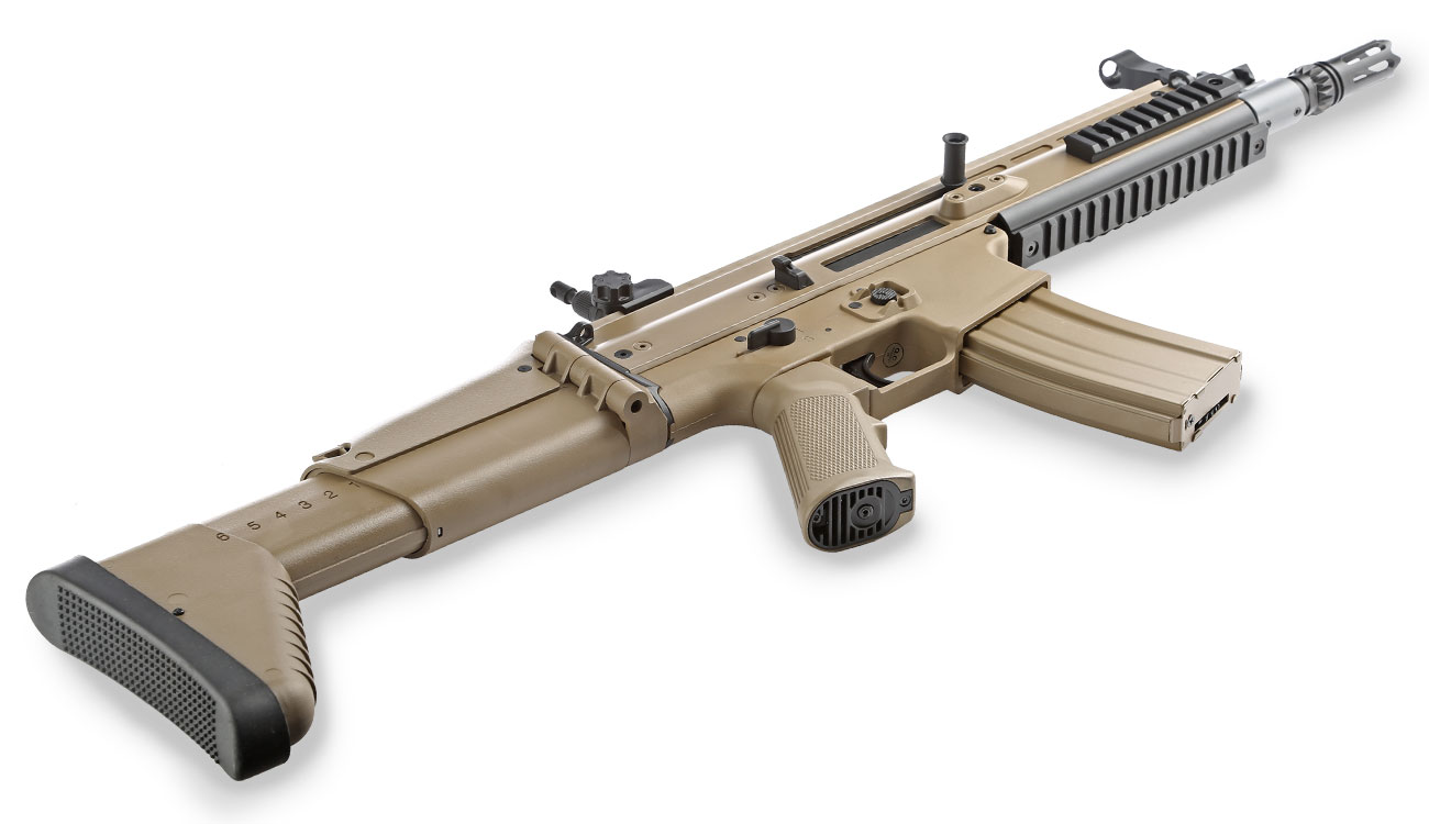 Cybergun FN Herstal SCAR-L Sportline ABS-Version Komplettset S-AEG 6mm BB tan Bild 4