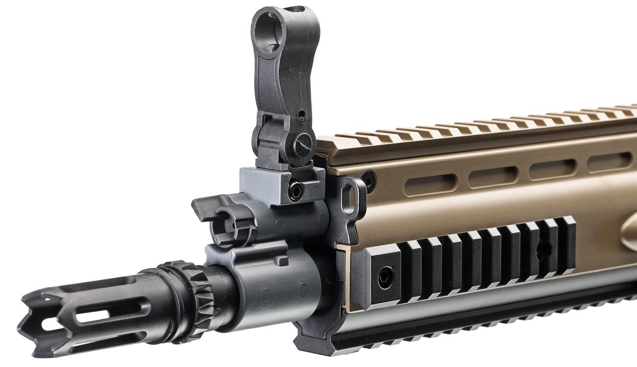 Cybergun FN Herstal SCAR-L Sportline ABS-Version Komplettset S-AEG 6mm BB tan Bild 6