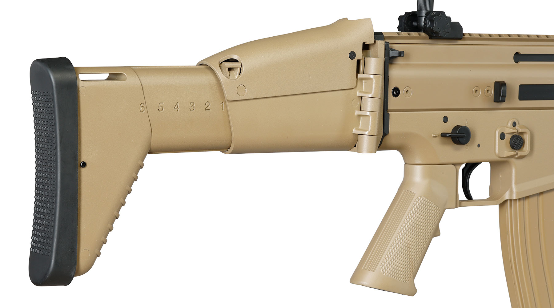 Cybergun FN Herstal SCAR-L Sportline ABS-Version S-AEG 6mm BB tan Bild 10