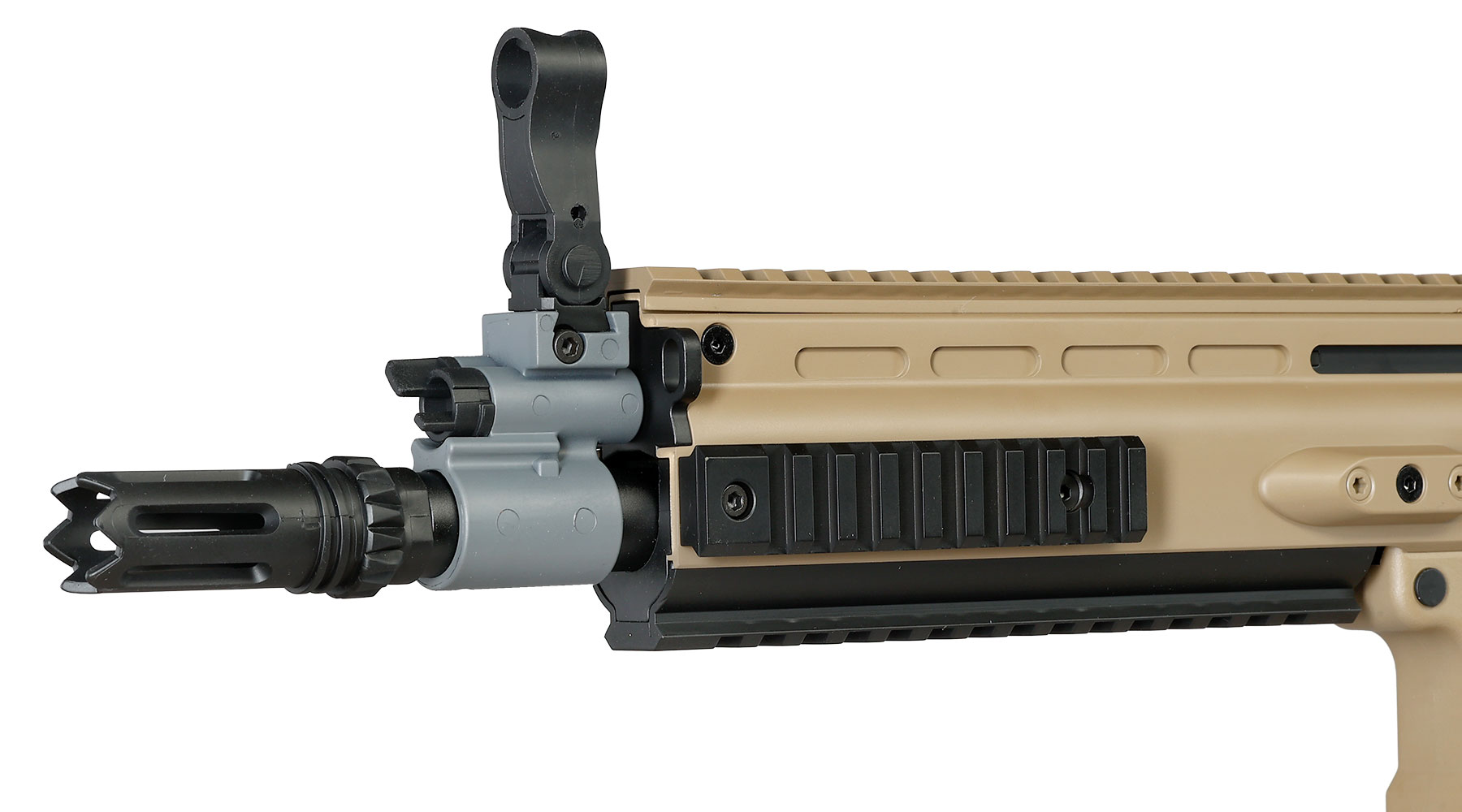 Cybergun FN Herstal SCAR-L Sportline ABS-Version S-AEG 6mm BB tan Bild 7