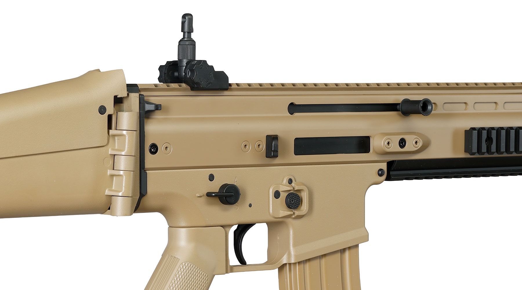Cybergun FN Herstal SCAR-L Sportline ABS-Version S-AEG 6mm BB tan Bild 9