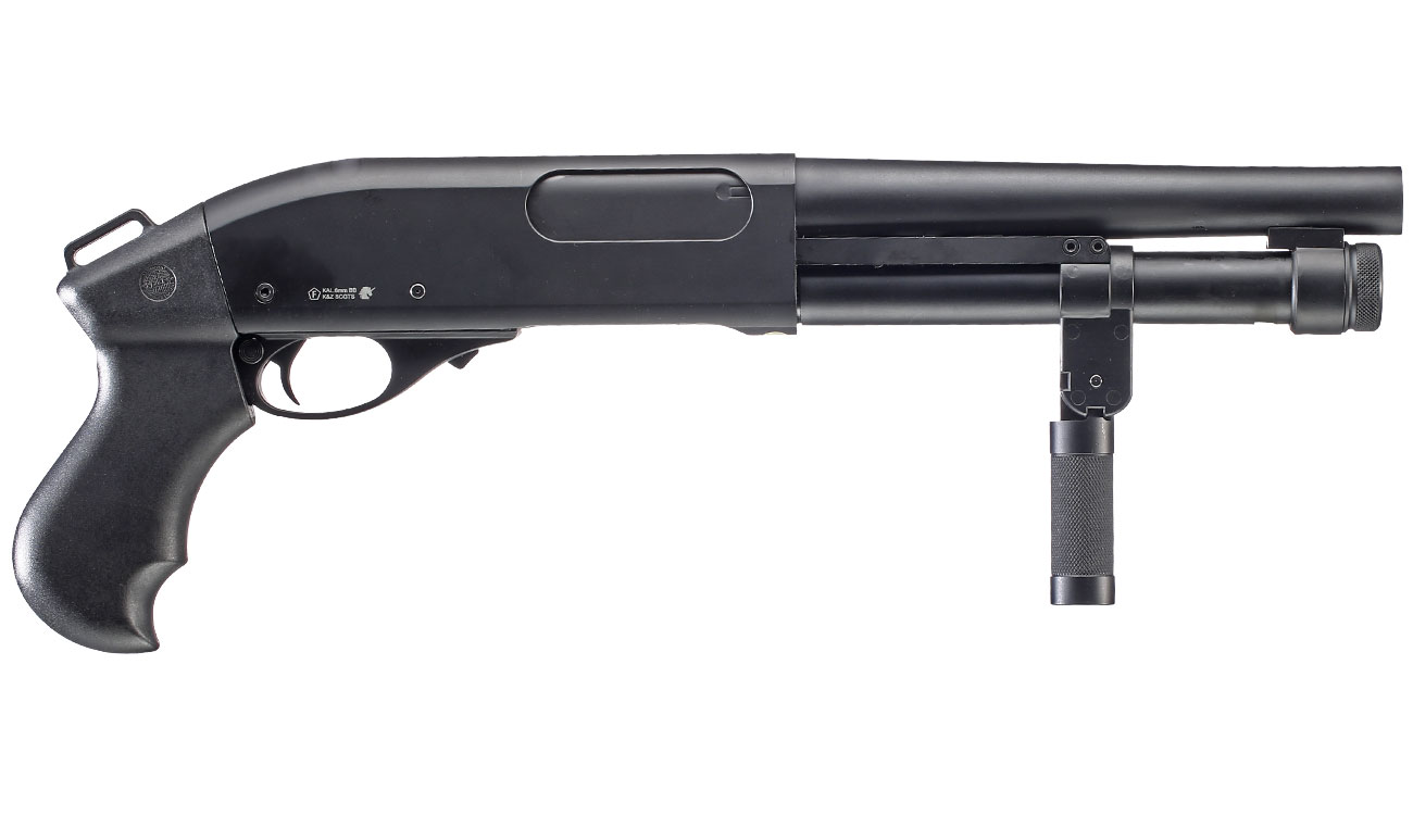 Golden Eagle M8876 Vollmetall Pump Action Gas Shotgun 6mm BB schwarz Bild 3