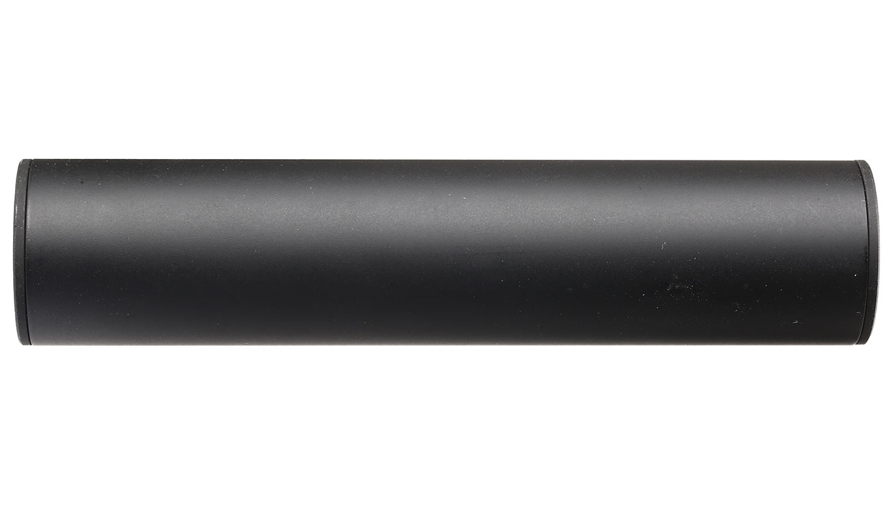 APS Sub-Sonic Aluminium Suppressor 150 x 33mm 14mm+ / 14mm- schwarz Bild 3