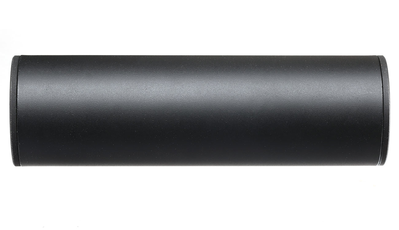 APS Sub-Sonic Aluminium Suppressor 110 x 33mm 14mm+ / 14mm- schwarz Bild 1