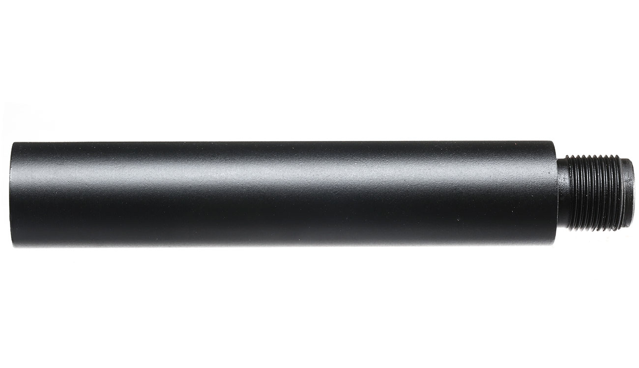 APS 110mm Aluminium Außenlauf Extension 14mm- schwarz Bild 1